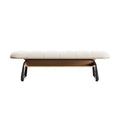 "Strak Design Banken met Houten Onderstel en Zachte Stoffering"